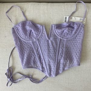 Purple corset brand new with tags